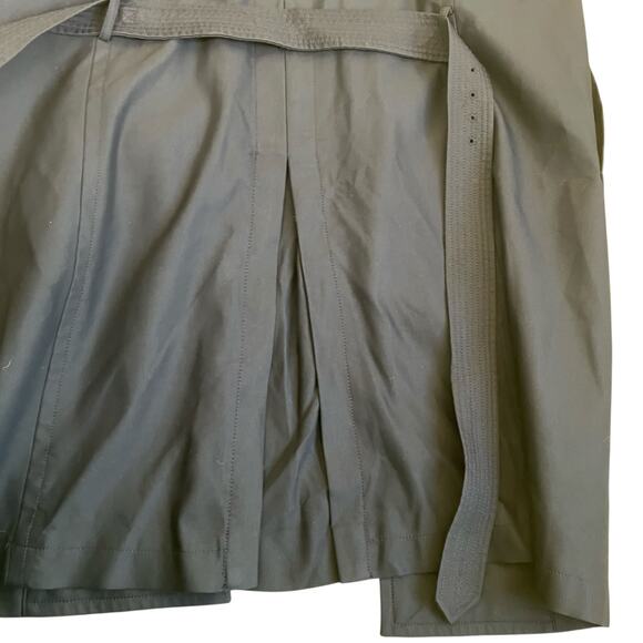 Banana Republic Mens Heritage Collection Navy Water Repellent Long Trench Coat - Picture 14 of 16